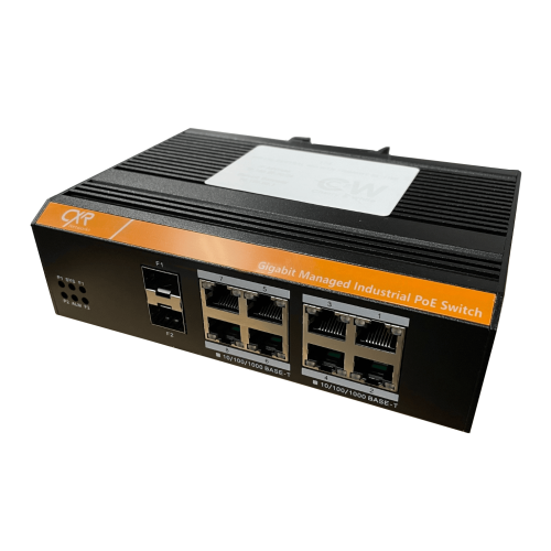 Industrial PoE Managed Switch - SWMD-H-8TPG-2GSF